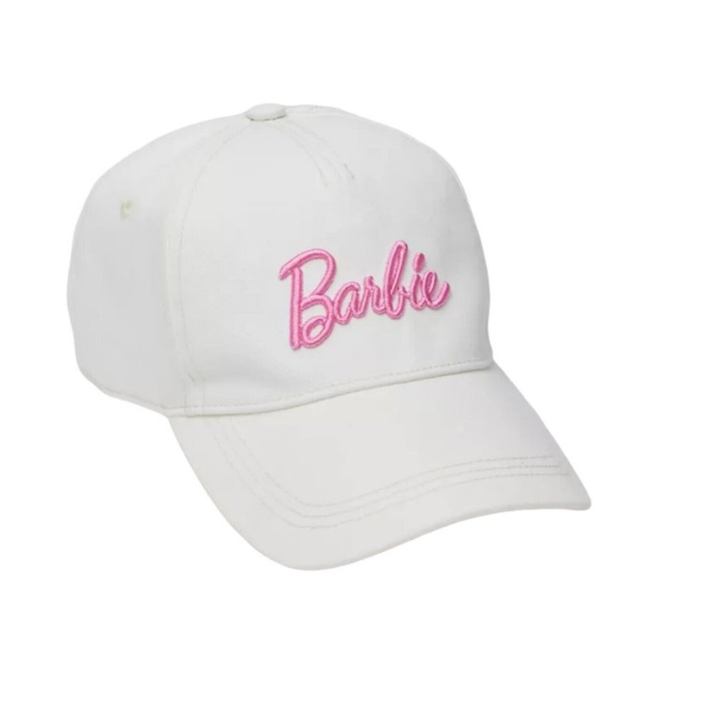 COPY - Barbie Adjustable Snapback Hat Cap White / Pink New - OSFM